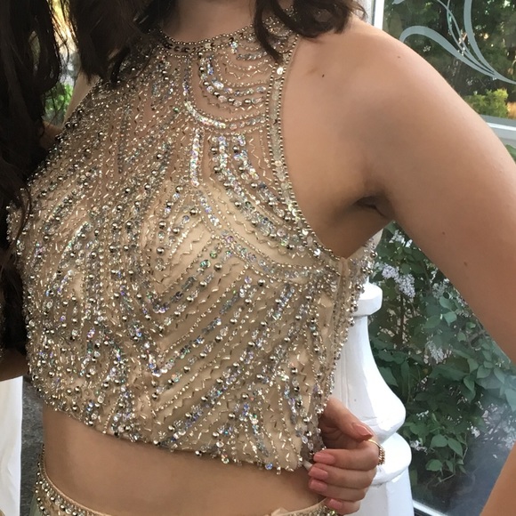 Dave and Johnny Two Piece Prom Dress - Picture 4 of 4